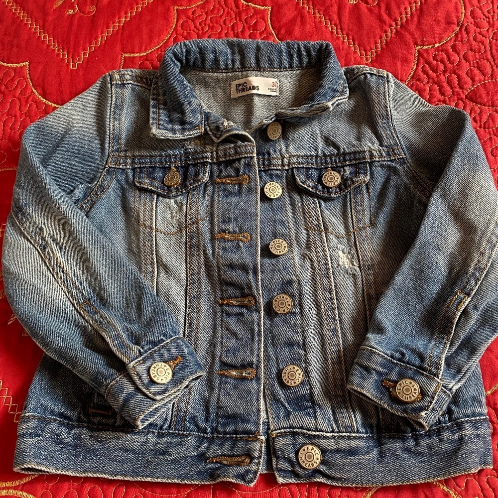 EPIC THREADS JEAN JACKET GIRLS 3T.
